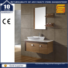 Wall Hung Simple Style Melamine Bathroom Cabinet with Counter Top